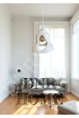 Minimalist Tasarım Bohem Tekli Sarkıt Avize Rustik Ampul Hediyeli