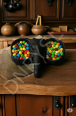 Dekoratif Fil Figürlü Özel Tasarım Candy Bowl, Şekerlik, Kuruyemişlik, Masaüstü Organizer 14x10 cm