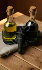 Dekoratif Fil Tasarım Sirke Yağdanlık Seti & Sunumluk, Şık Mutfak Aksesuarı